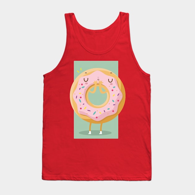 Donut Tank Top by Mjdaluz